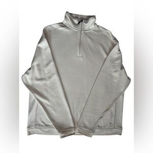 Paradise Collection Classic White Zip-Up Men’s Sweater Waffle Size